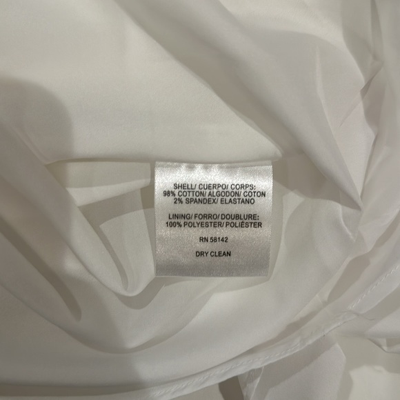 “Gal Meets Glam” faux wrap, A-line dress, sash, pockets. SZ 4. Off White - Picture 13 of 13